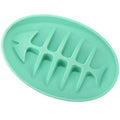 Cats Slow FeederDoweiss Non-Slip Soft Silicon Slow Feeder Bowl for Cat/Dog/Puppy Slow Down Eating Speed (Mint Green)