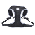 Coastal Pet Comfort Soft Reflective Wrap Adjustable Dog Harness - No-Pull Dog Harness for Small & Large Dogs - Black - 5/8" x 19"–23"
