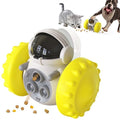Pawfect Dog Puzzle Toy | Interactive Treat Dispenser Durable Play Training for Small/Medium Dogs (Yellow)