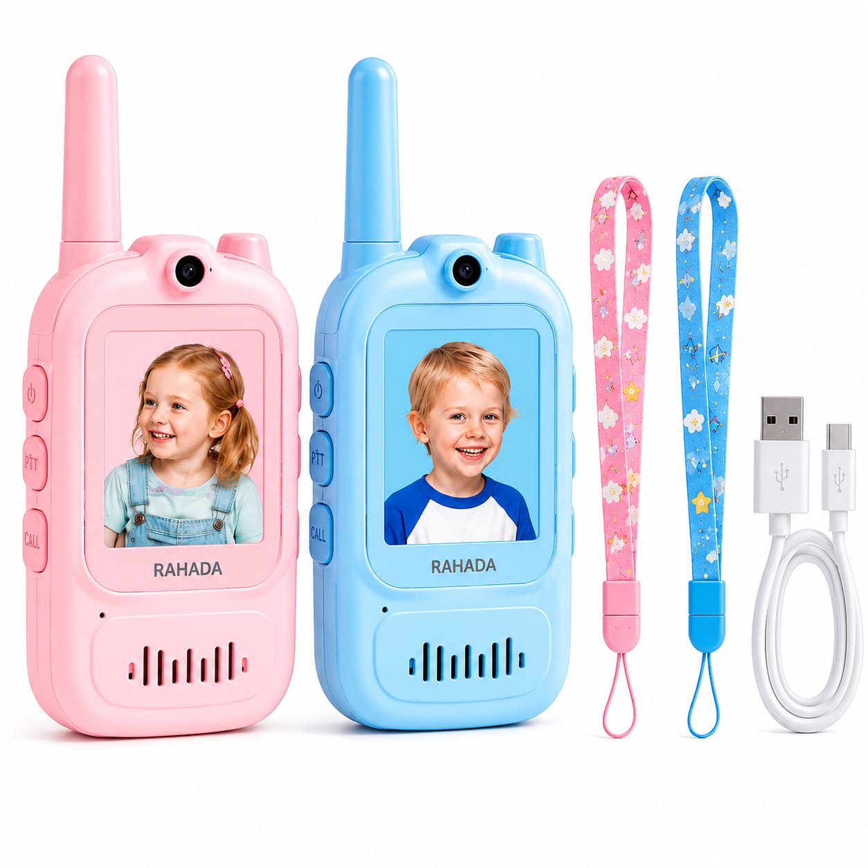 RAHADA Video Walkie Talkies for Kids – Set Of Two