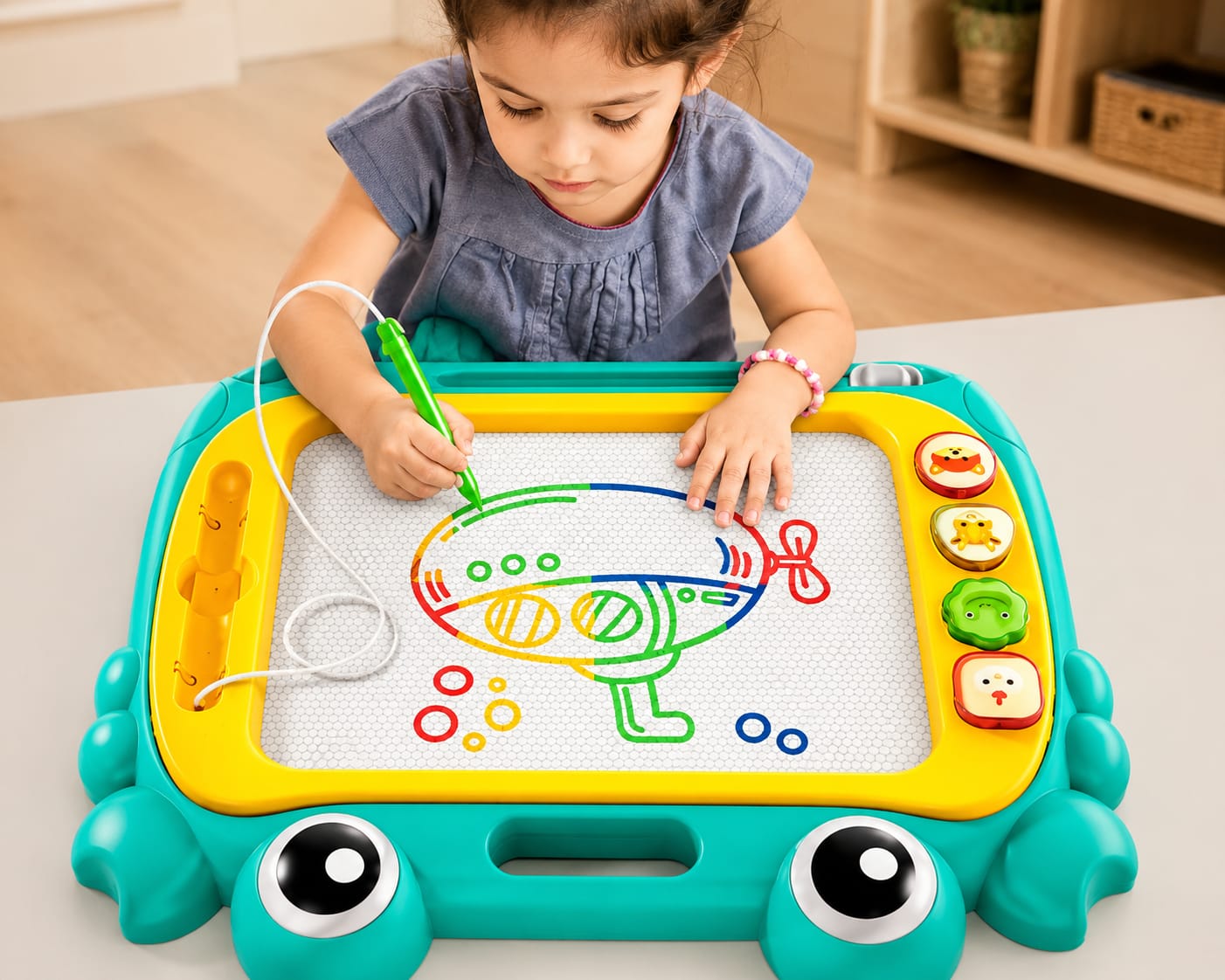 RAHADA Magnetic Drawing Board – Reusable Learning & Creativity Toy For Kids