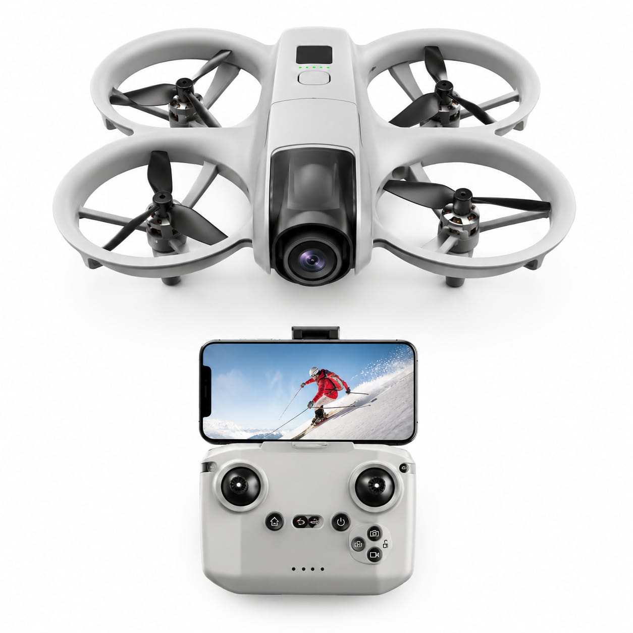 RAHADA Dual Camera Mini Drone – Foldable HD Remote Control Drone