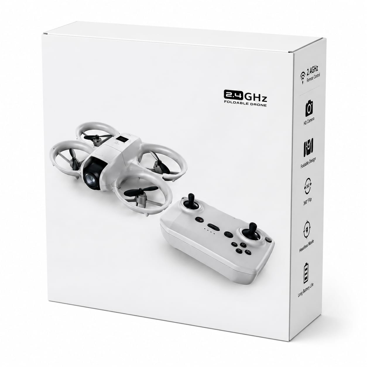 RAHADA Dual Camera Mini Drone – Foldable HD Remote Control Drone