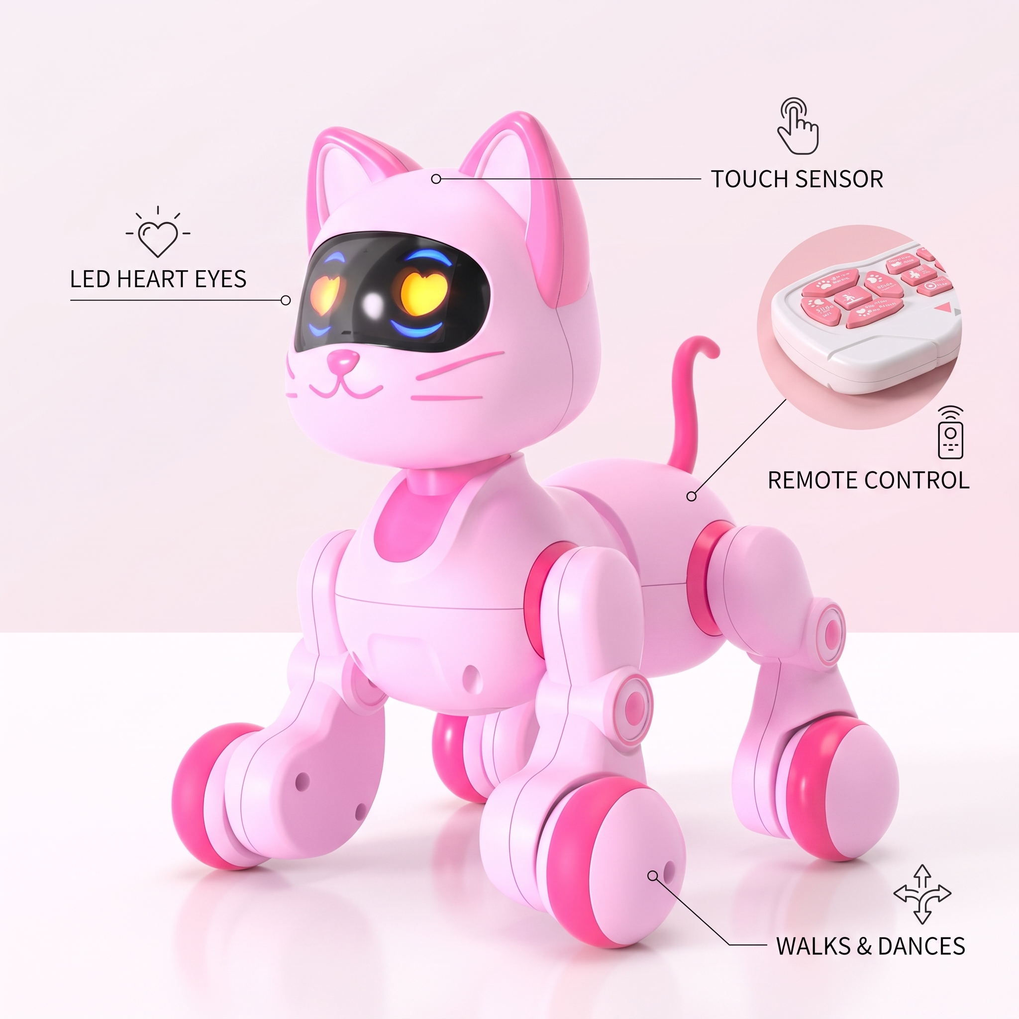 Smart Robot Cat™️ – Interactive RC Puppy for Kids