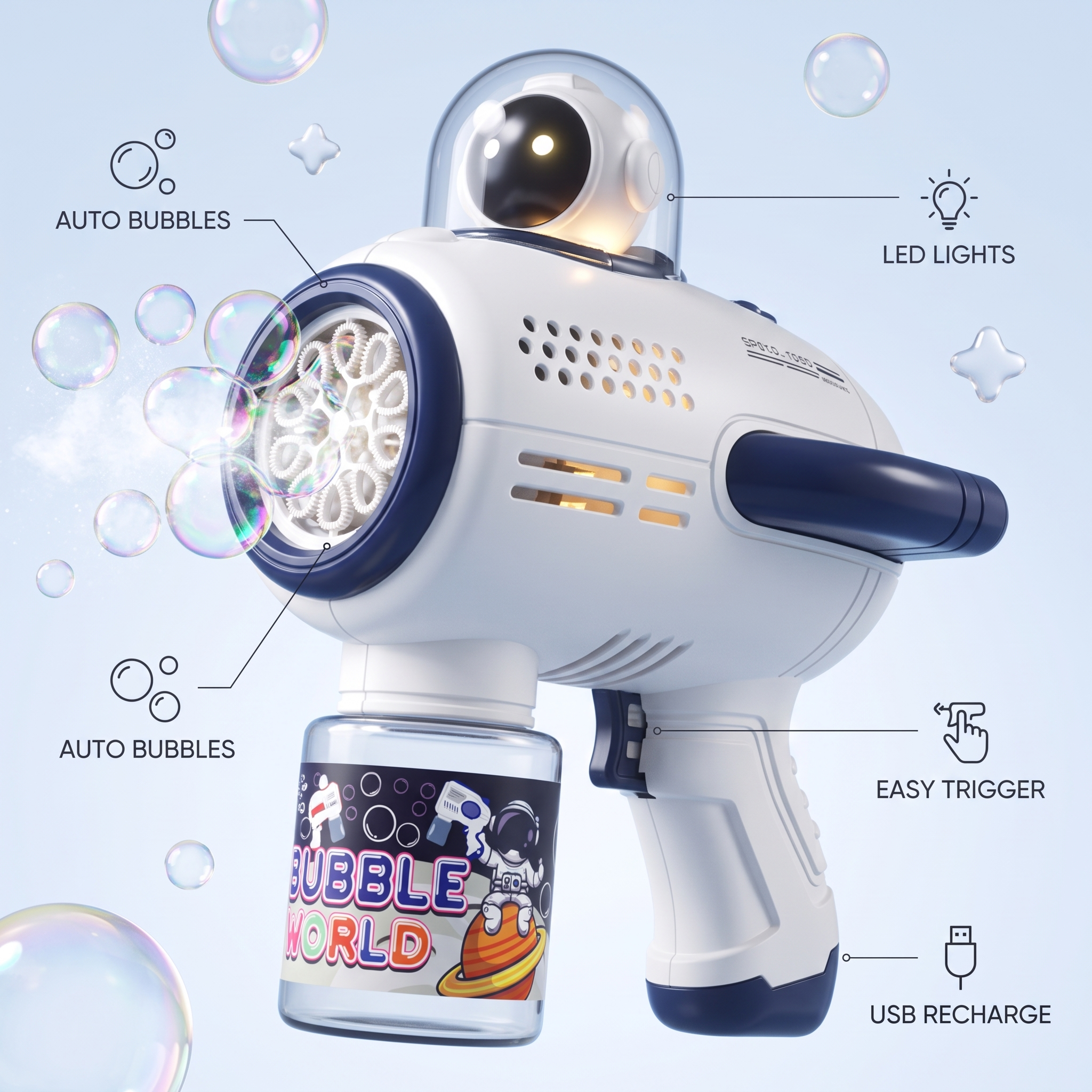 Bubble Machine Space Astronaut Toy