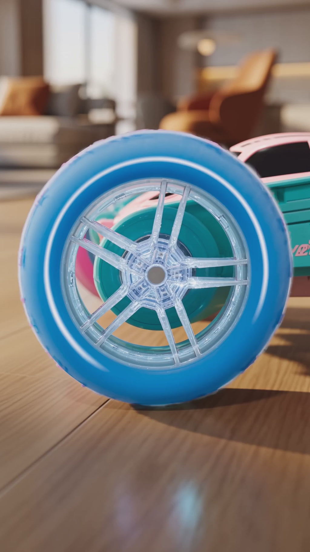 RAHADA Mini RC Stunt Roll Car – 360° Flip Remote Control Toy
